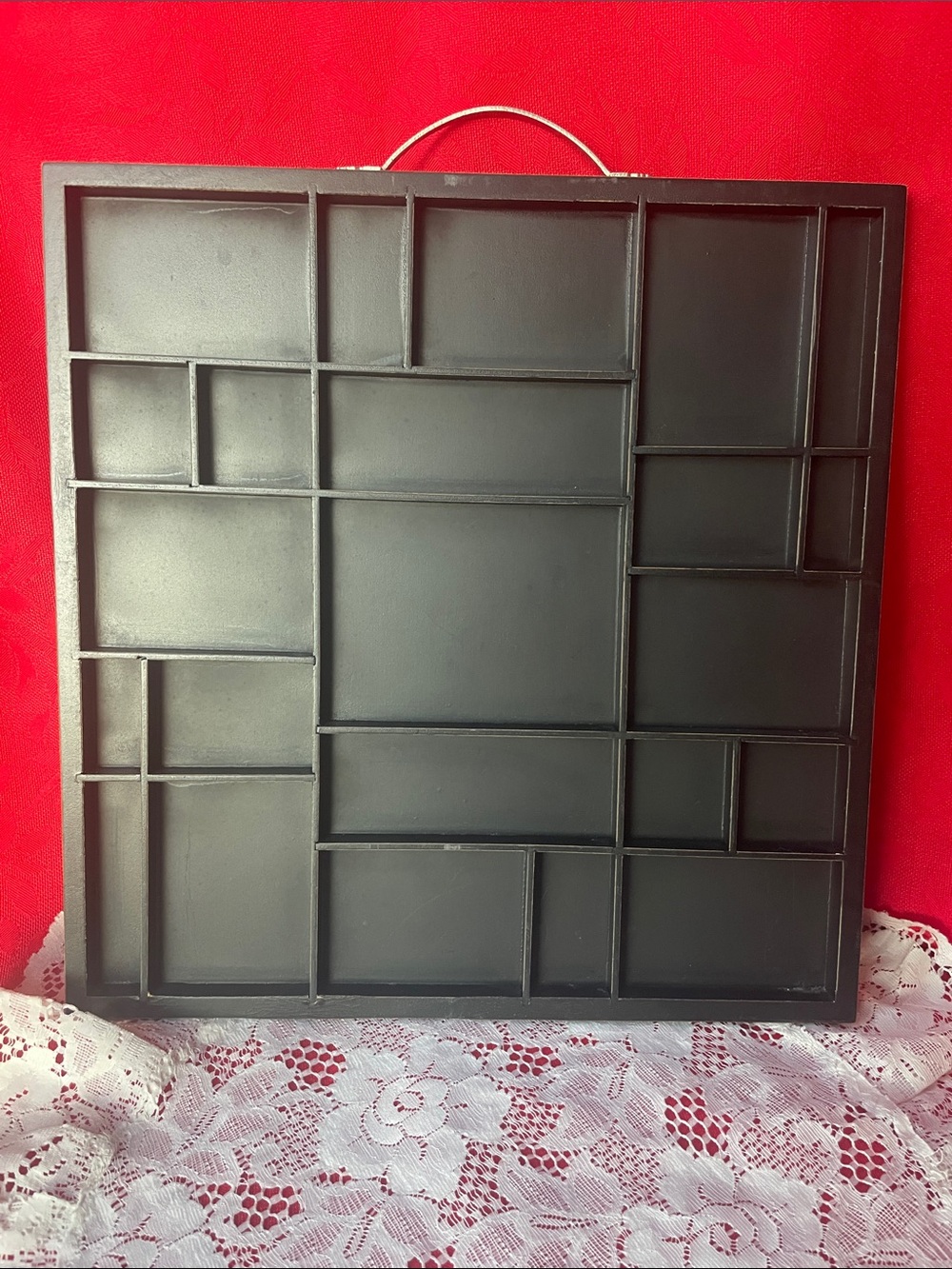 Michaels Black Wall Display Shelf Organizer
